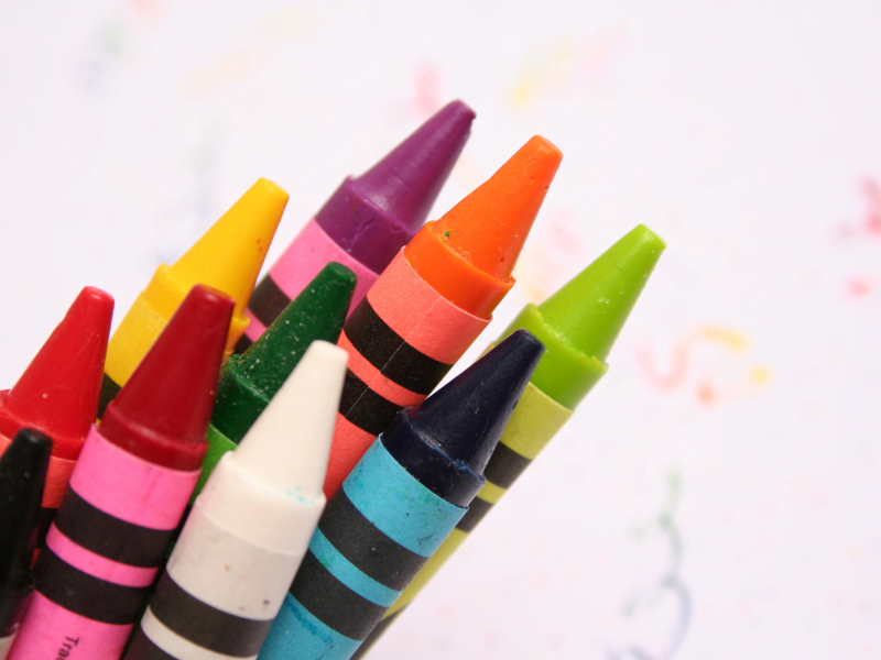 Activities For Toddlers - Crayons